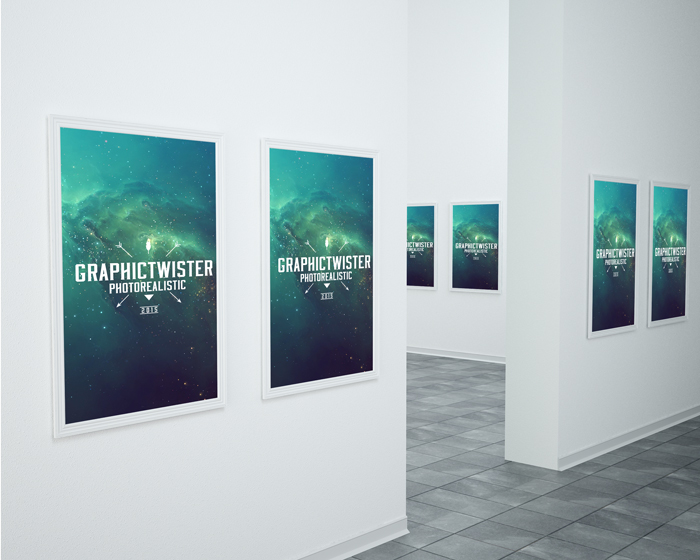 Download Museum Mockup PSD