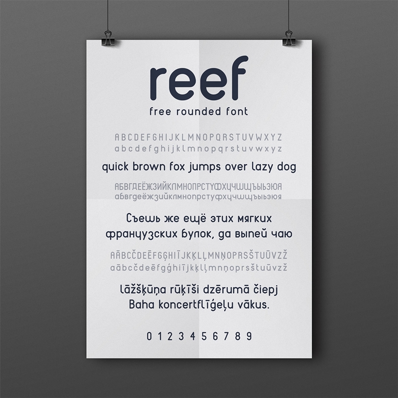 REEF Free Font(6)