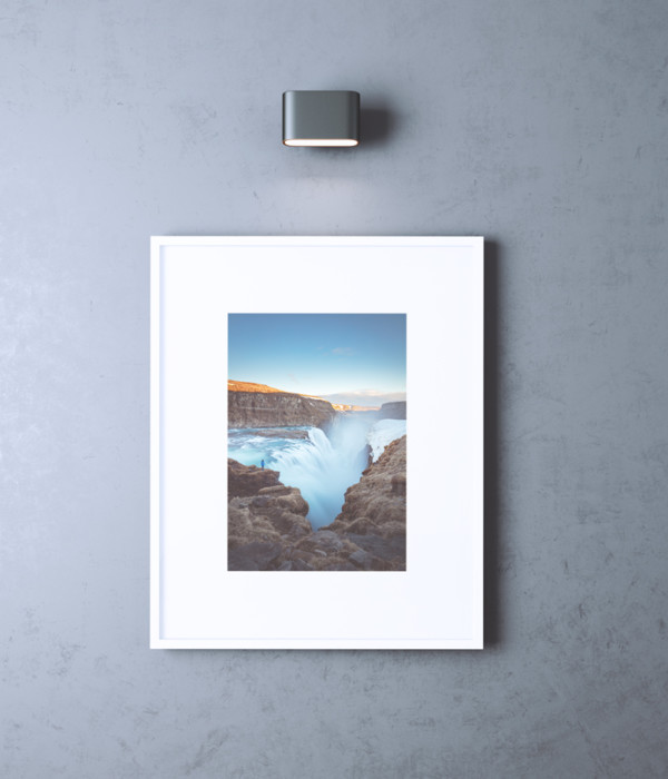 Single Wall Picture Frame Mockup