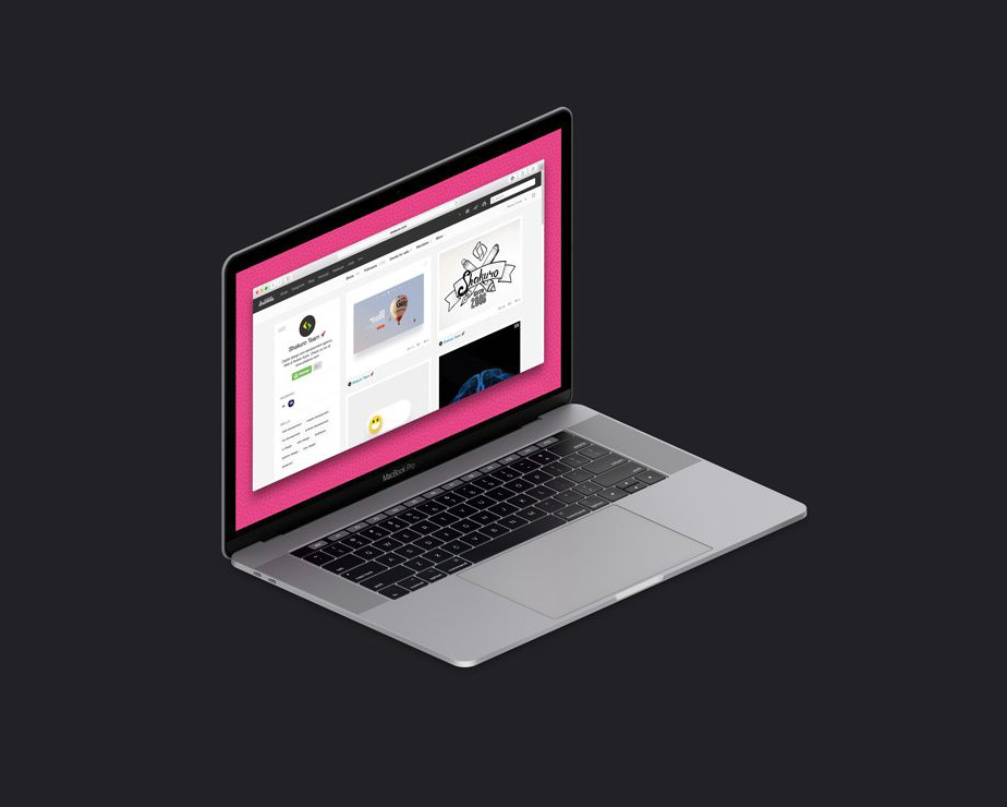 Mockup macbook без фона