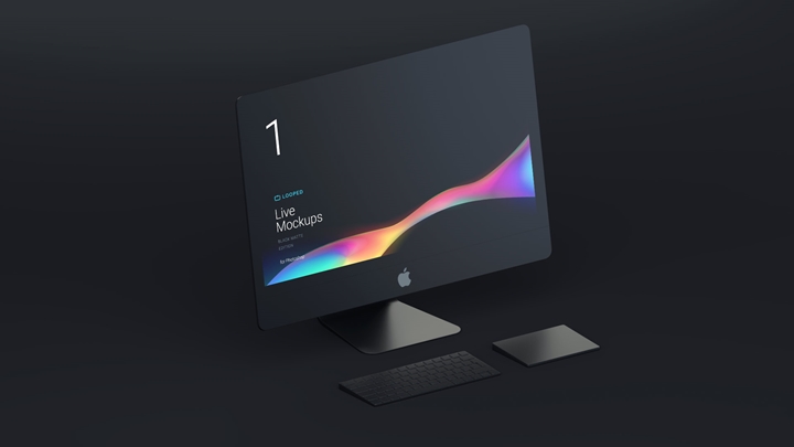 free-imacs-display-black-mockup-1