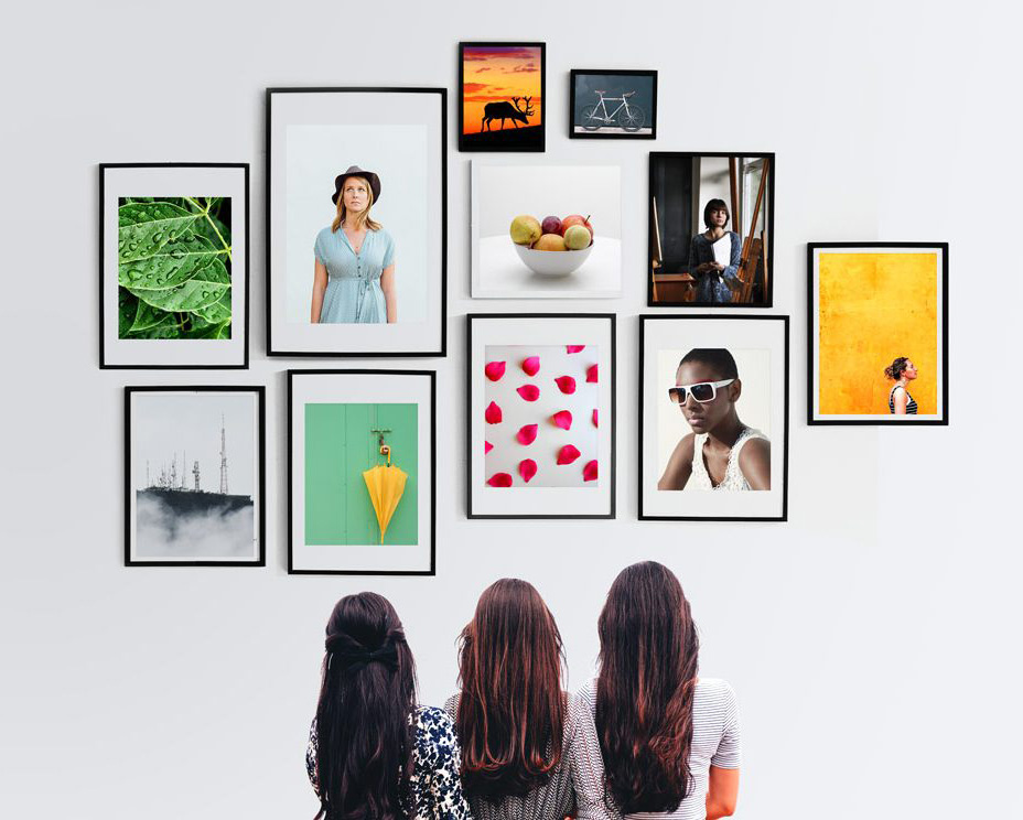 Download Picture Frames Wall Mockup - Mockup Templates Images ...