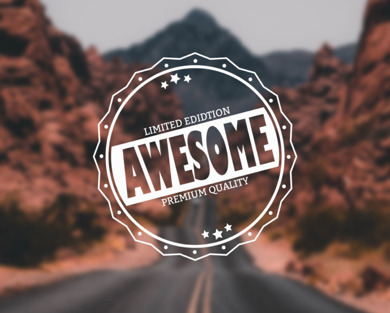 Awesome Badge Vector Mockup Templates Images Vectors Fonts Design