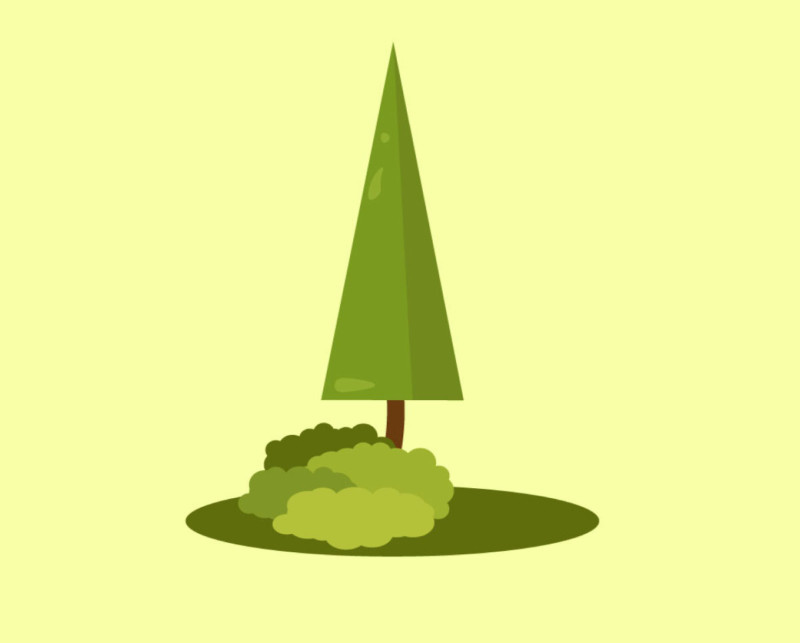Trees Vector - Mockup Templates Images Vectors Fonts Design